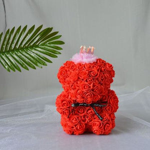 Le Petit Red Rose Bear
